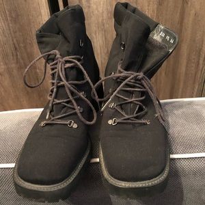 Stuart Weitzman Gortex Lace-up Lug Sole Boot